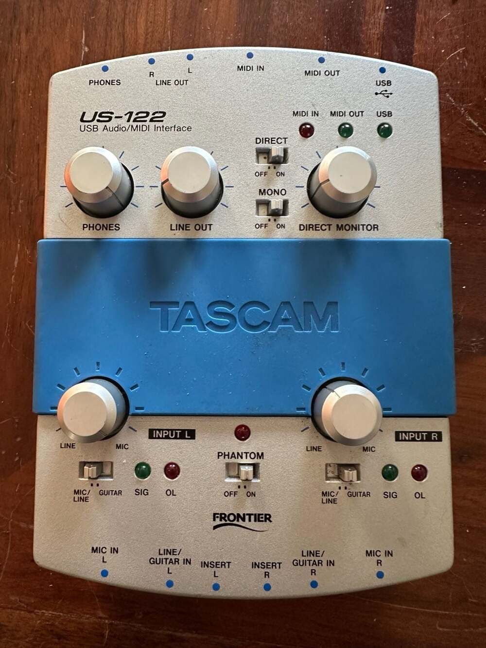 Tascam US-122 USB Audio/MIDI Interface